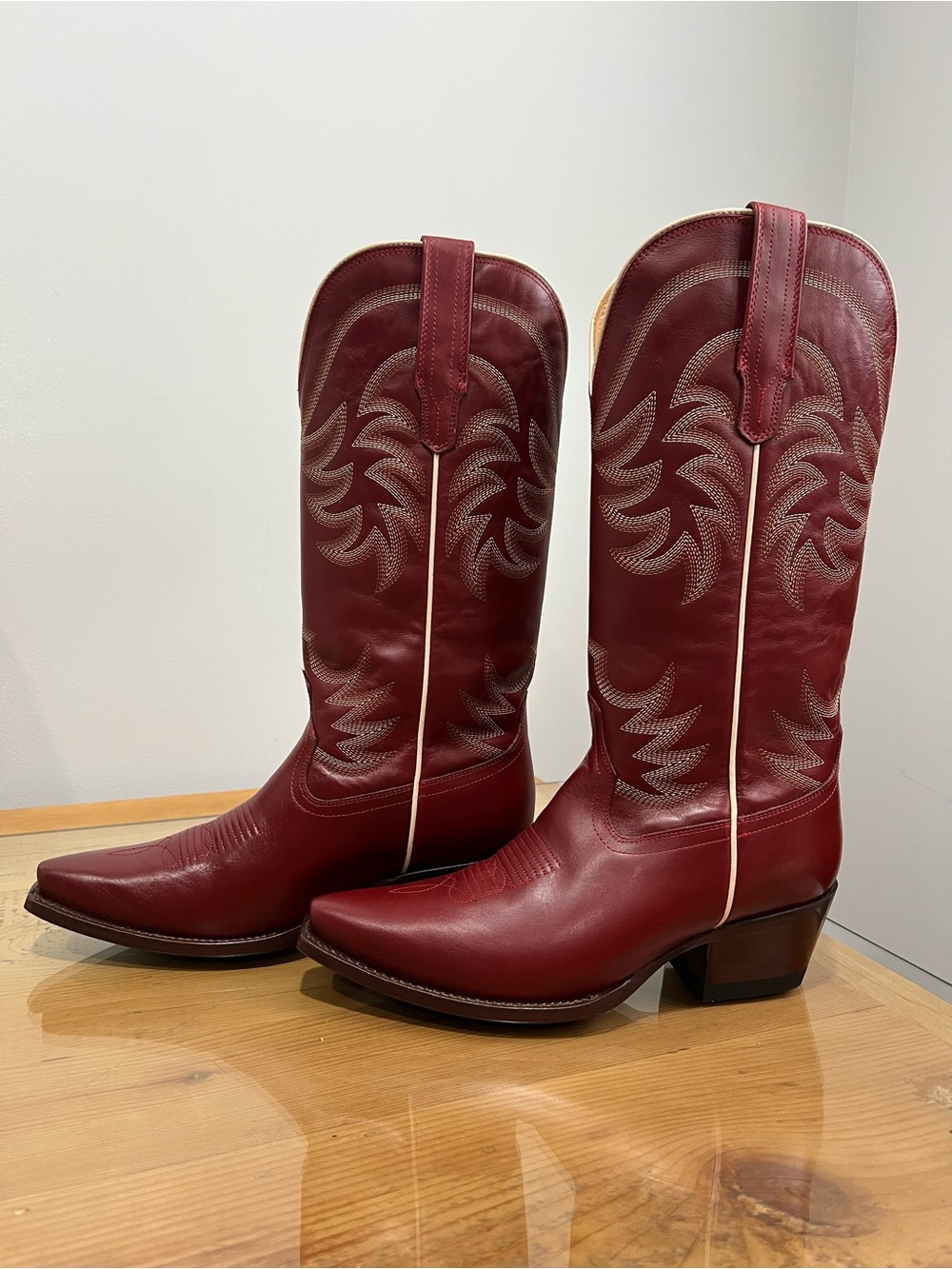 Tecovas Annie Scarlet Women's Red Western Cowboy Boots size 9